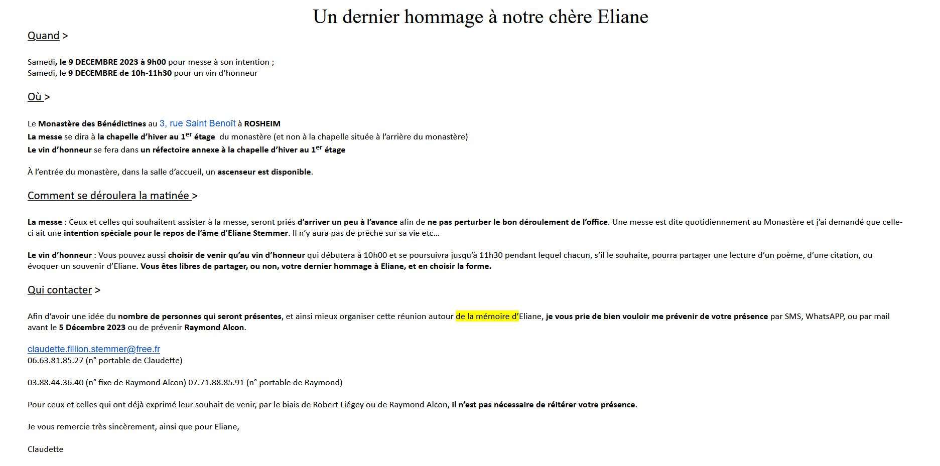 image-D&eacute;c&egrave;s Eliane Stemmer